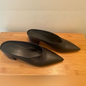 VINCE RALSTON MULE BLACK LEATHER -